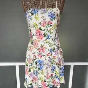 NWOT ALICE + OLIVIA FLORAL MINI DRESS SIZE 4